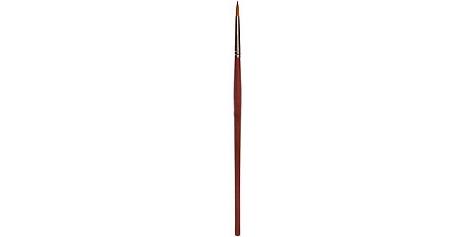 Fa172107 	 Round brush with brown tip, synthetic, size 3