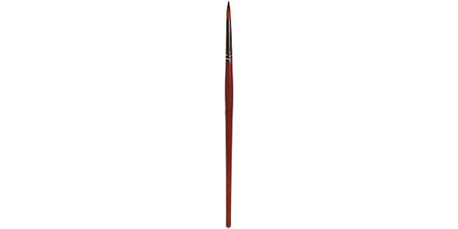 Fa172108 	 Round brush with brown tip, synthetic, size 4