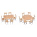 FA180957  2 Tables and 12 chairs