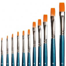FA172125 Flat brush, synthetic, size 3