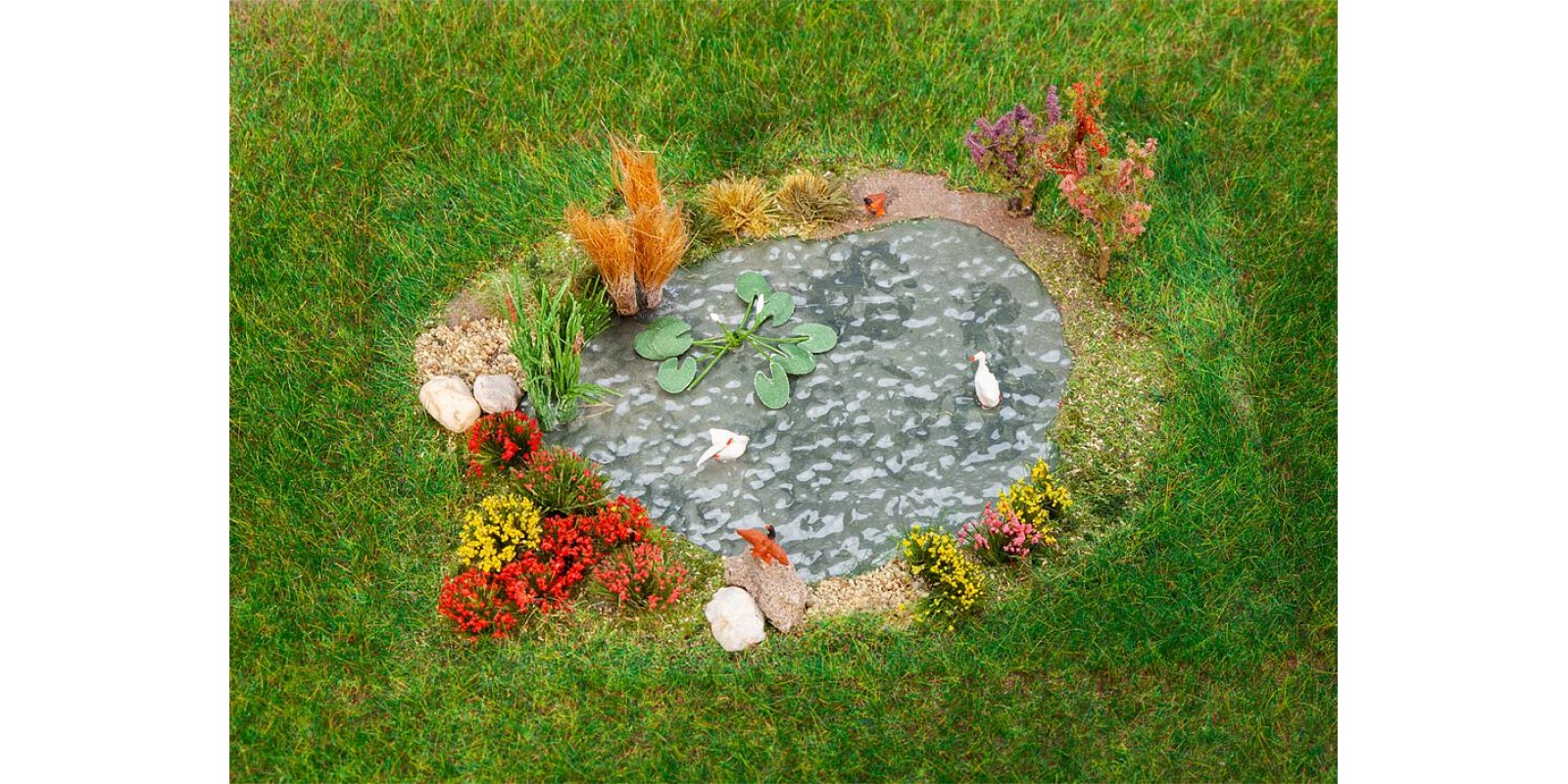 FA181278 Pleasure garden with pond