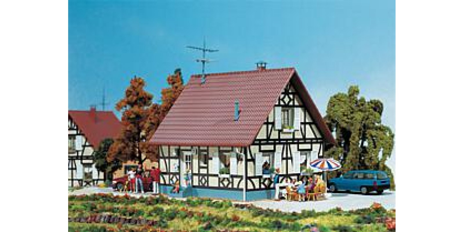 FA130221 Half-timbered one-family house