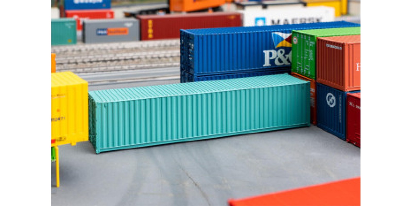 FA182103 40' Container, green