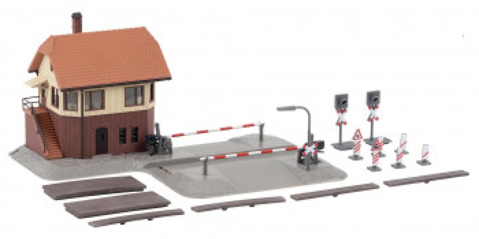 FA231718 Level crossing with signal tower