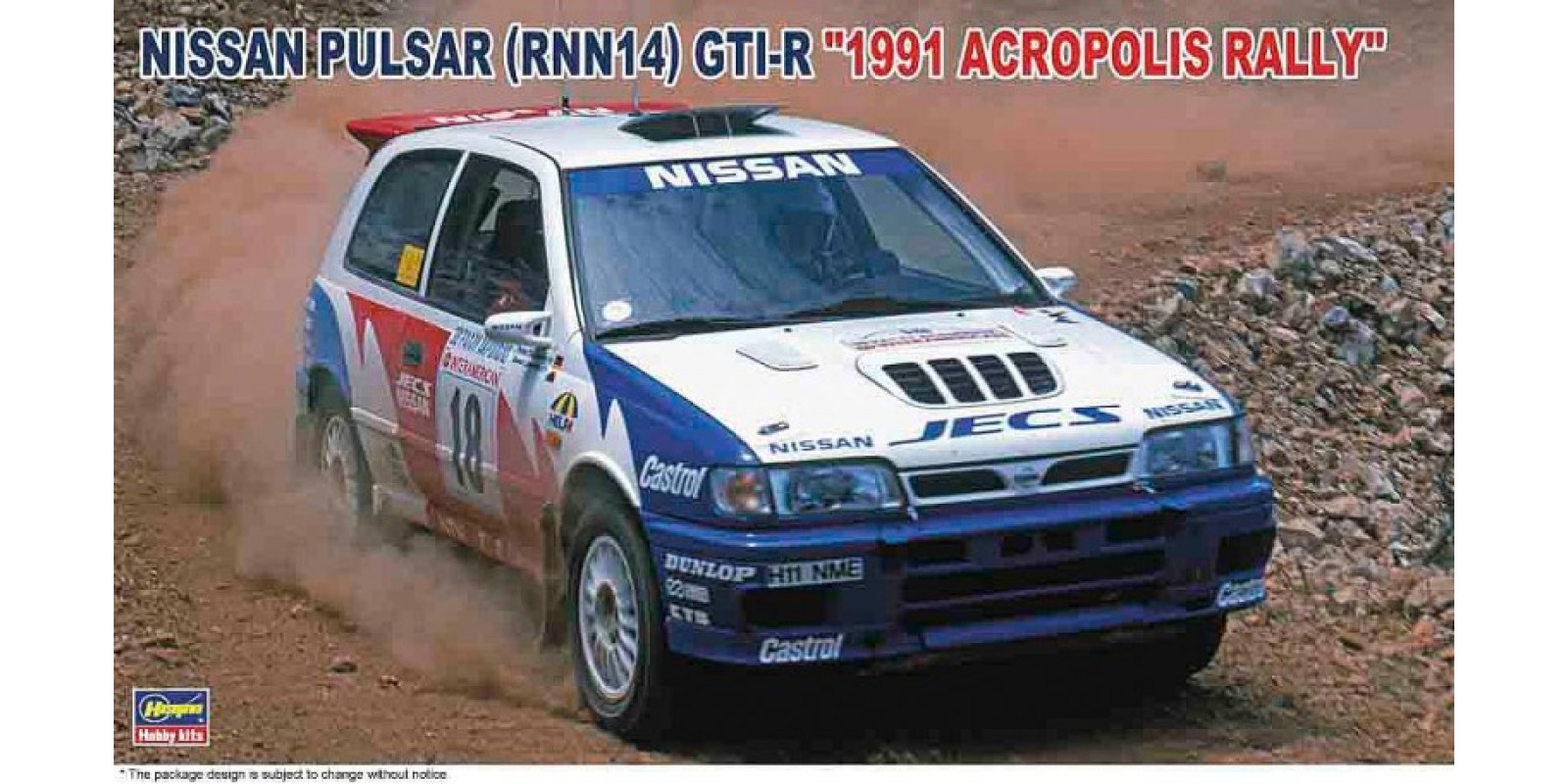 FA621153 1/24 Nissan Pulsar GTI-R, 1991 Acropolis Rally