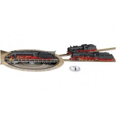 FL6152 - Electrically Operated Turntable, with electrically switchable track exits using the turntable control switch 6910. Length of the turning bridge: 310 mm.