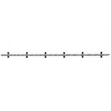 FL6412 - Flexible rack track for PROFI track. Length: 200 mm