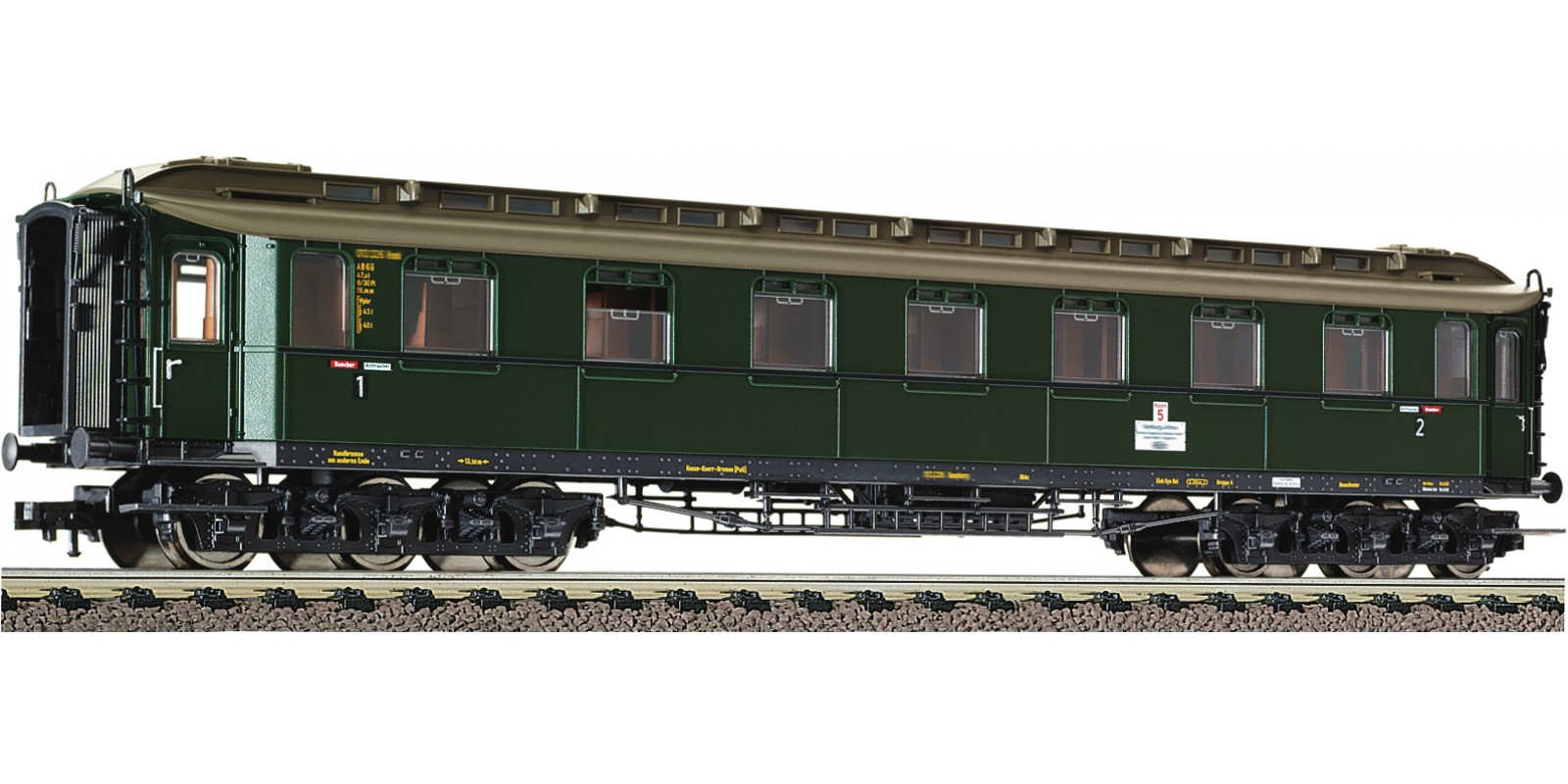 FL569103 - 6-axle express train car 1st/2nd class type AB 6ü (pr06), DB