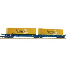 FL825336 - Double carrier wagon CORREOS type Sggmrs, RENFE