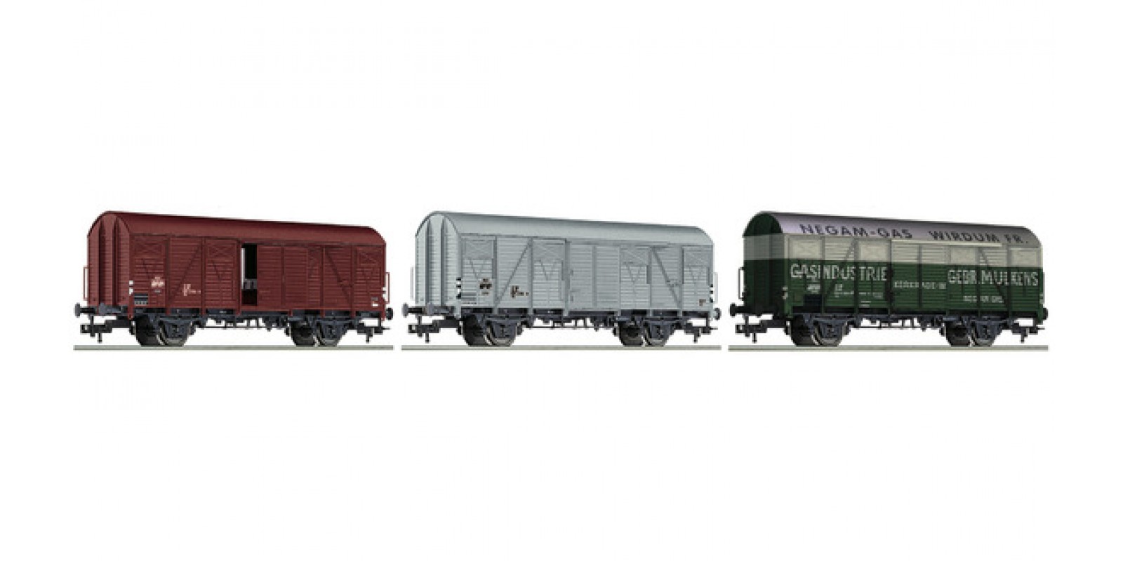 FL531104 - 3 piece set boxcars type Gs, NS