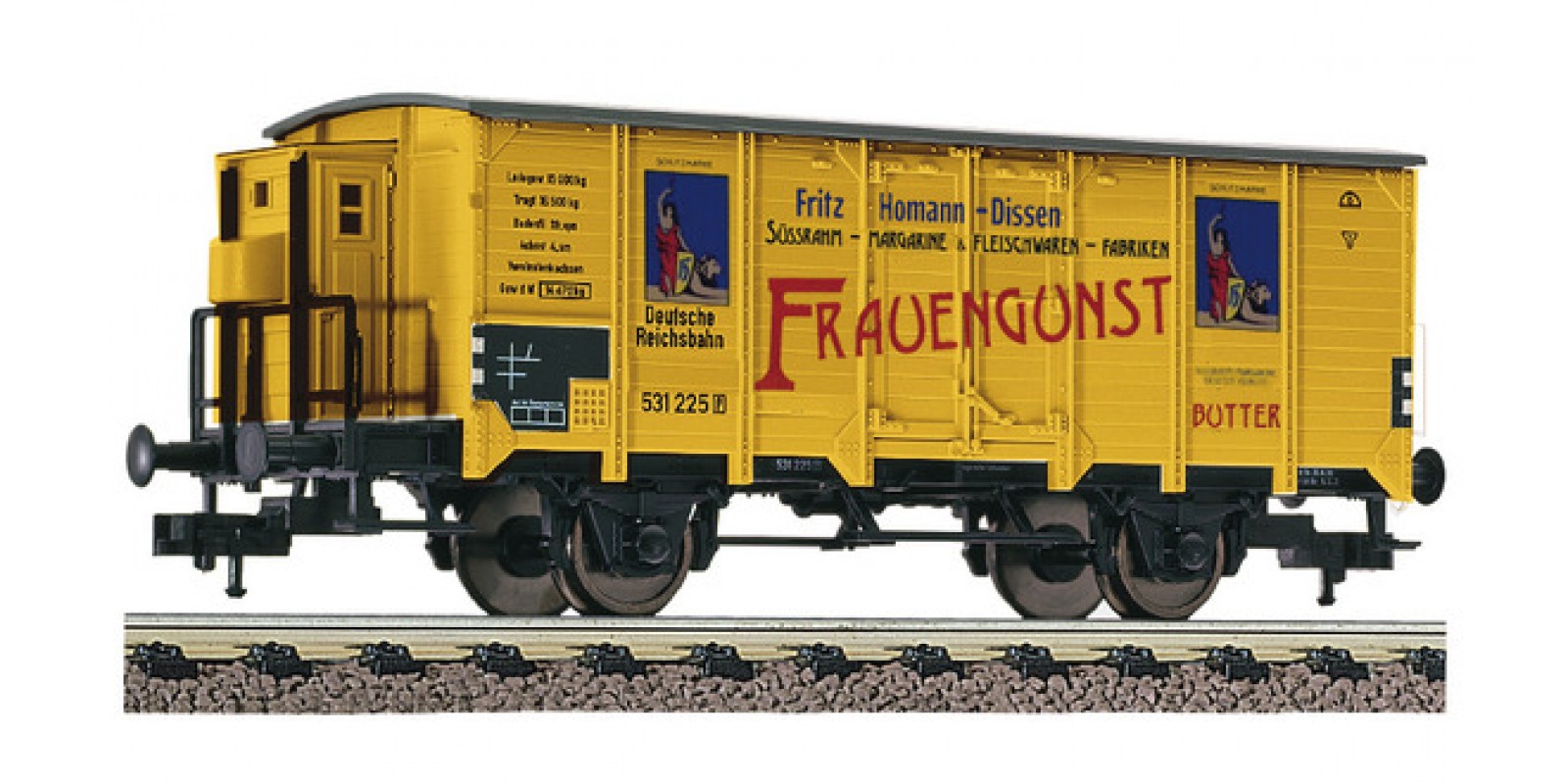 FL534805 - Refrigerated wagon "Homann-Frauengunst", DRG