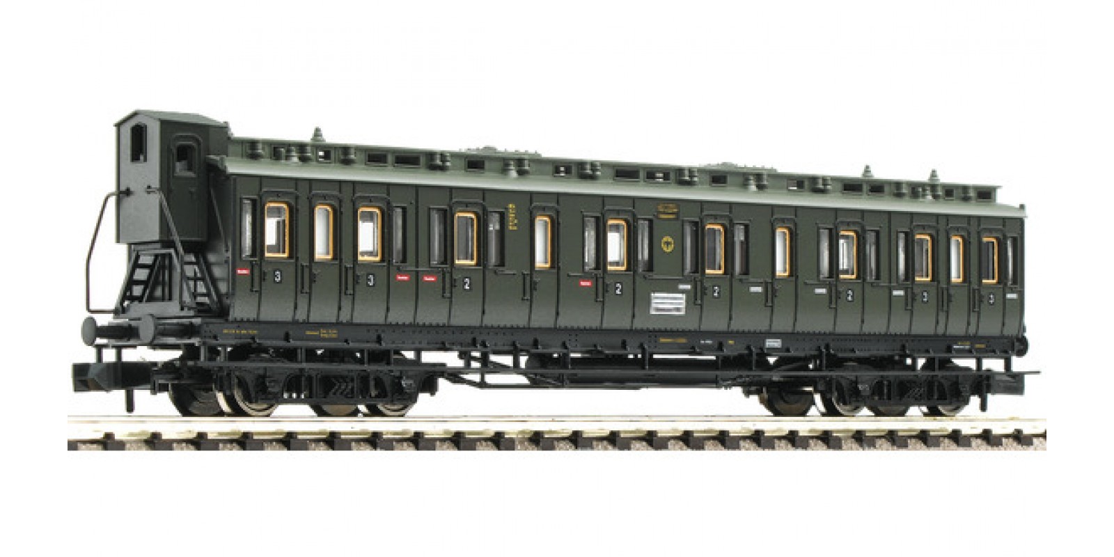 FL804204 - 2nd/3rd class compartment coach type BC pr04, DRG