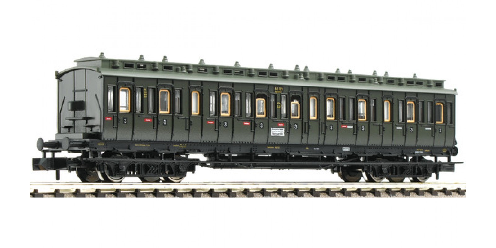 FL804402 - 3rd class compartment coach type C4tr pr04, DRG
