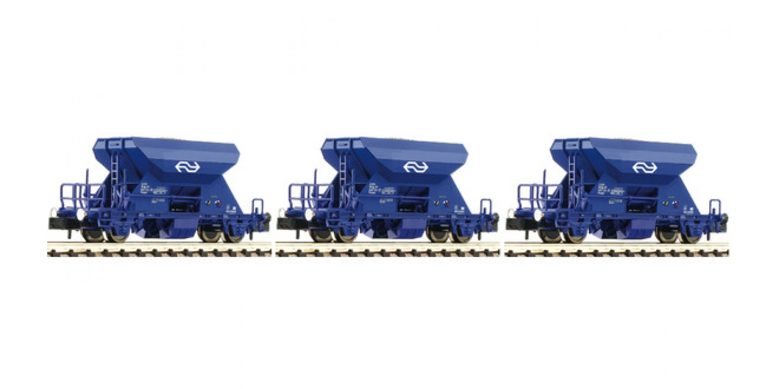 FL822913 - 3 piece set ballast wagons type Fccpps, NS