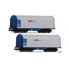 FL837924 - 2 piece set sliding tarpaulin wagons type Shimms, ÖBB (Rail Cargo Austria)