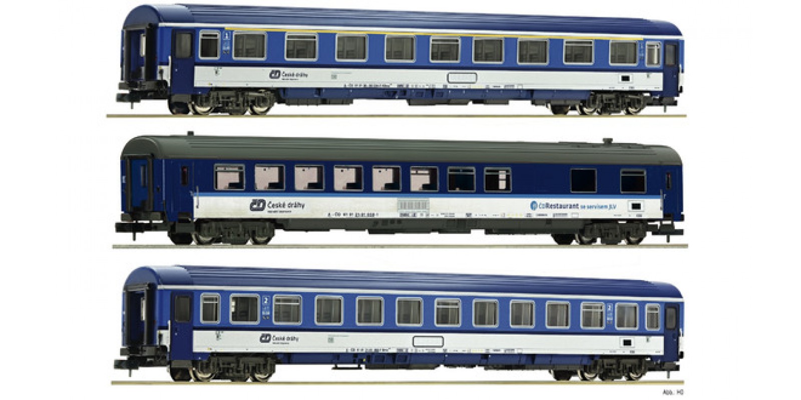 FL881806 - 3 piece train set "EC Porta Bohemica" (Set 1), ČD