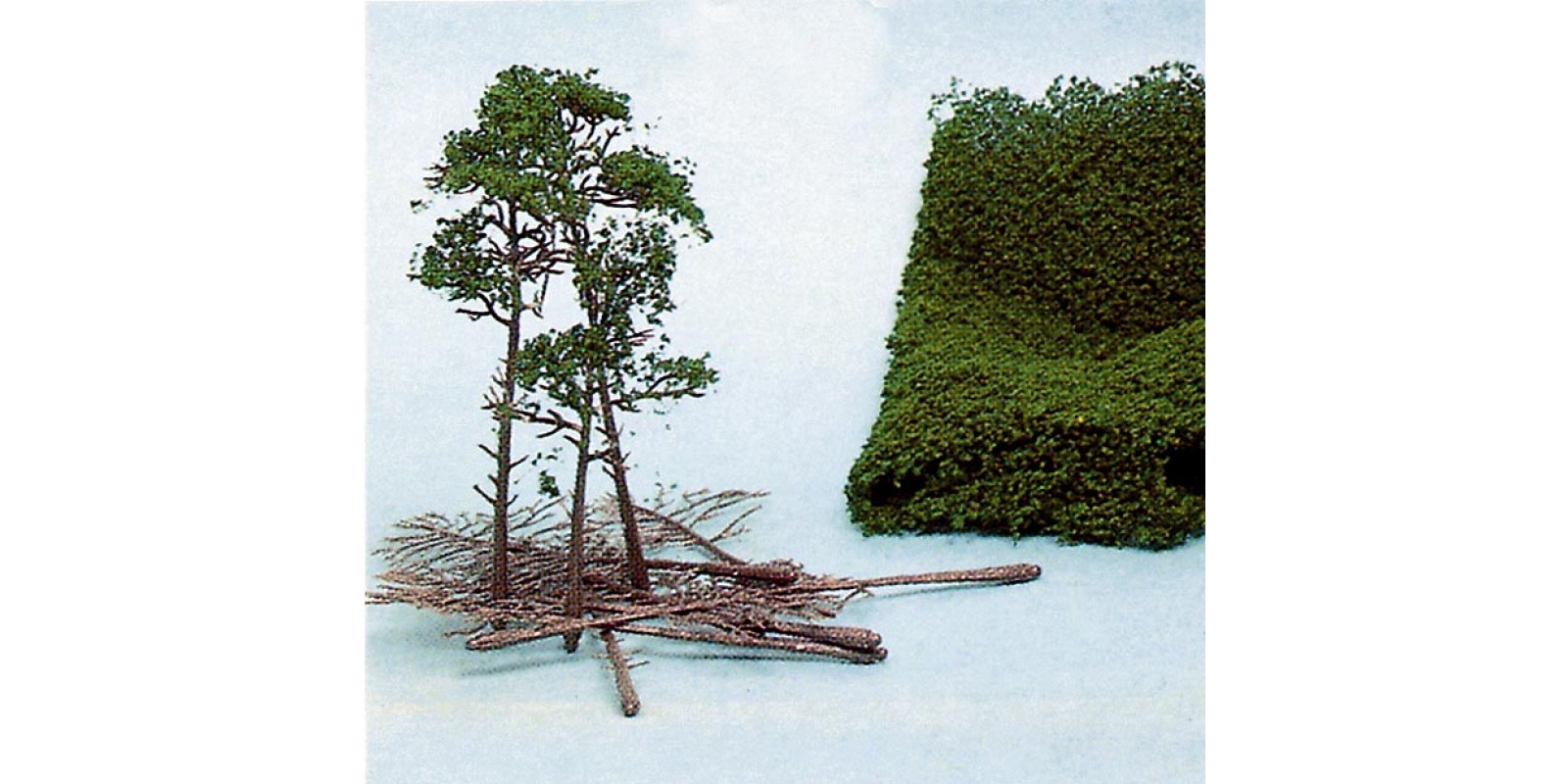 He1534 10 pine trees in a kit 10-18cm