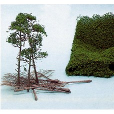 He1534 10 pine trees in a kit 10-18cm