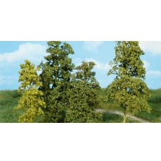 HE1671 Natural fibre trees and bushes, medium green, 15 pcs 