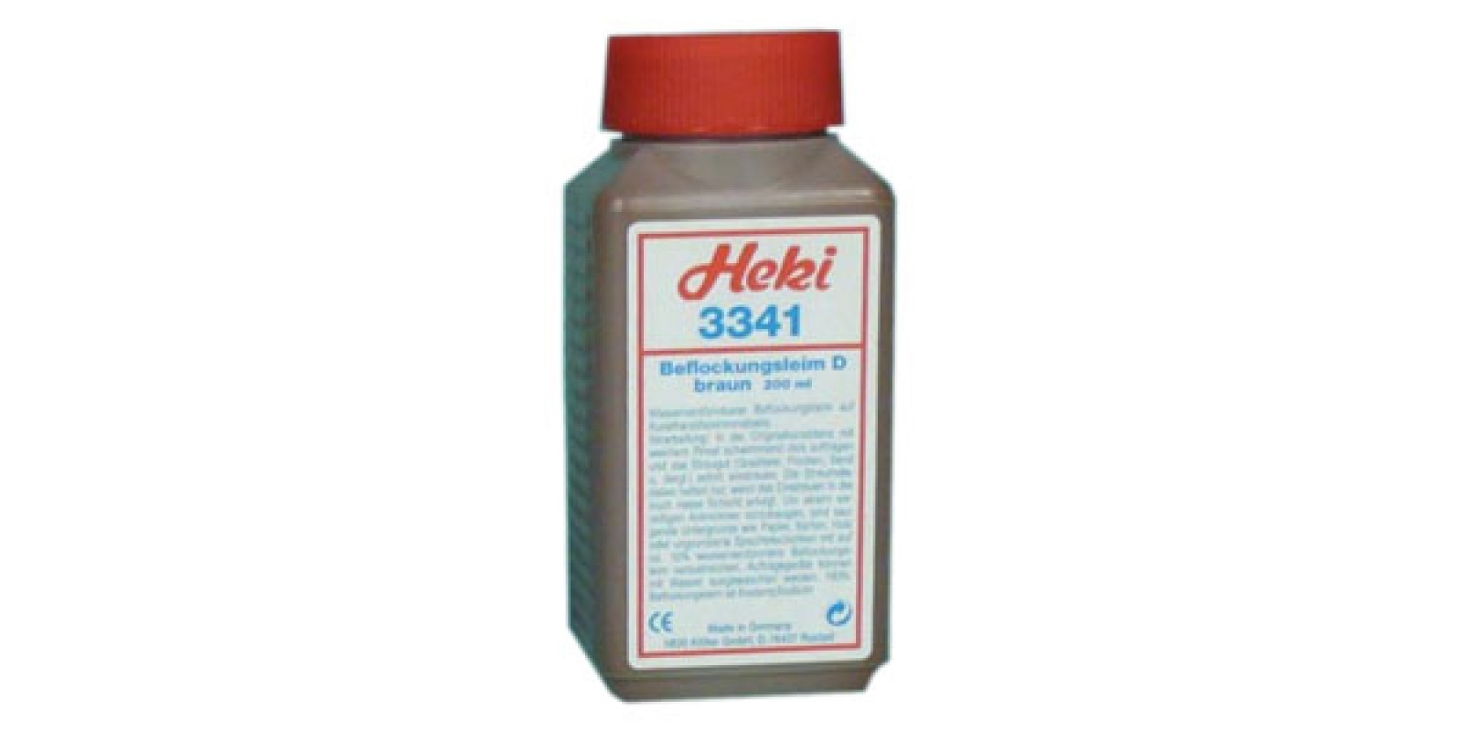 HE3341 Flocking glue, brown, 200 ml