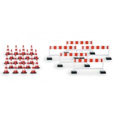 HR052566 Traffic cones (20 pieces), barriers (5 pieces)