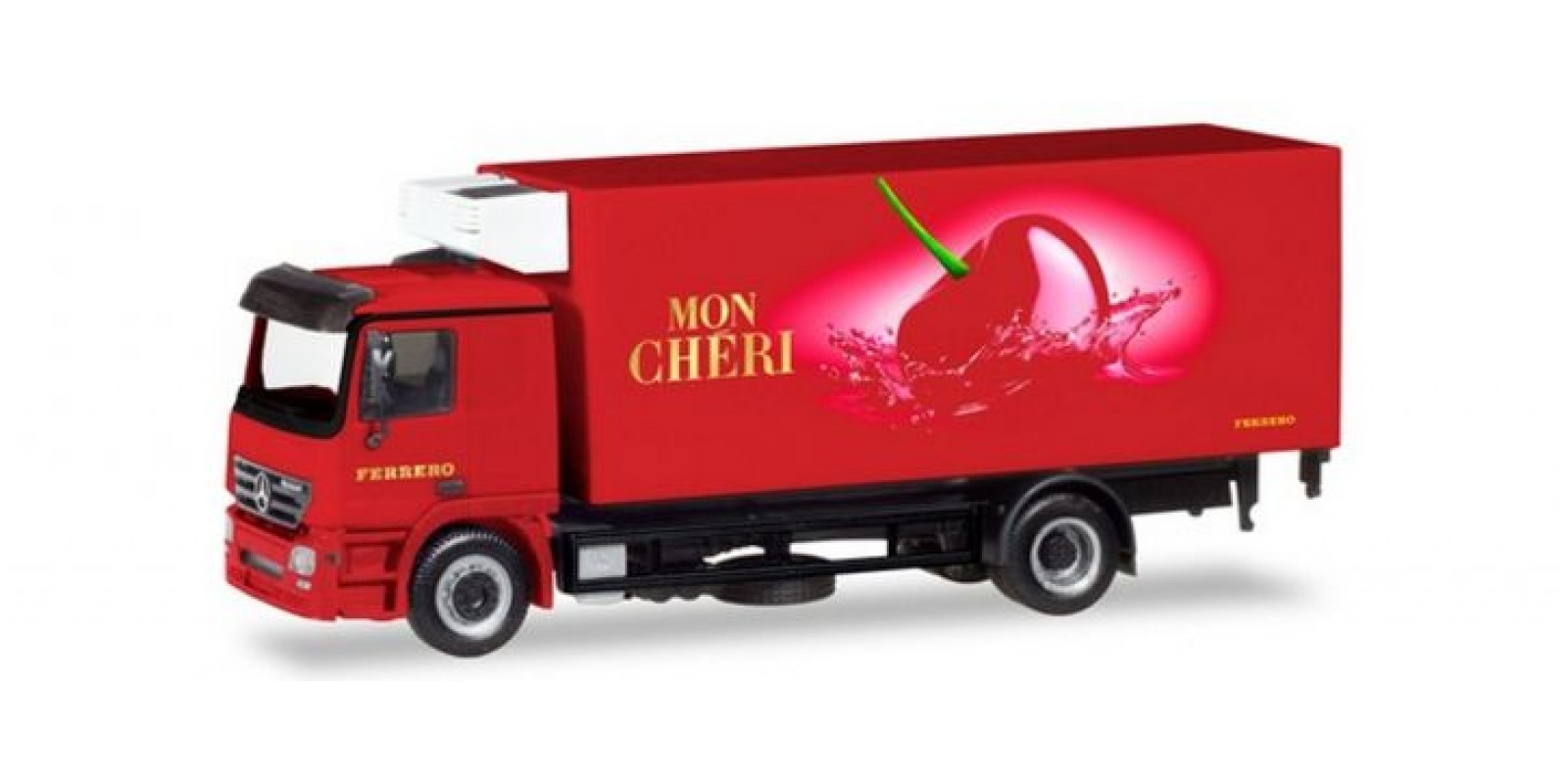 HR309448 MB Actros L '02 Refrigerated Box Truck Ferrero Mon Cheri