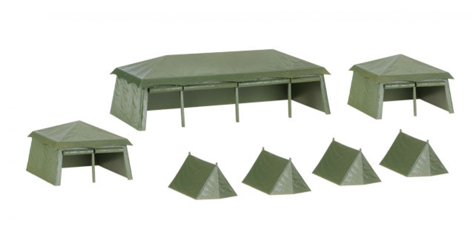 HR745826  Herpa Military: Assembly kit tents (7 pieces)