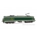 JO2371 SNCF, electric locomotive CC 6550 in green/yellow livery, period IV