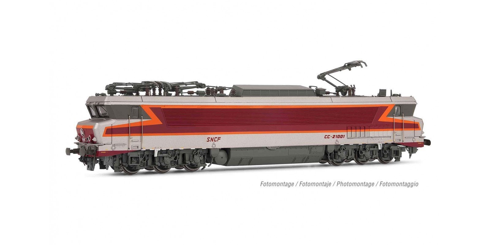 JO2373 SNCF, electric locomotive CC 21001 in original livery, period IV