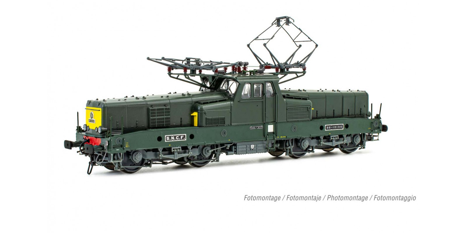 JO2401S SNCF, electric locomotive BB 12130, with miofilters and different front type, period IV, with DCC sound decoder