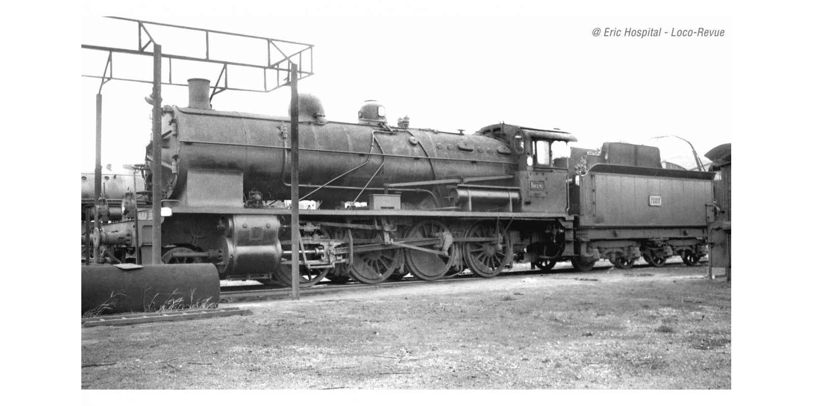 JO2407 SNCF, 140 C 362 + tender 18 C 550, black, green with yellow lines and golden boiler rings