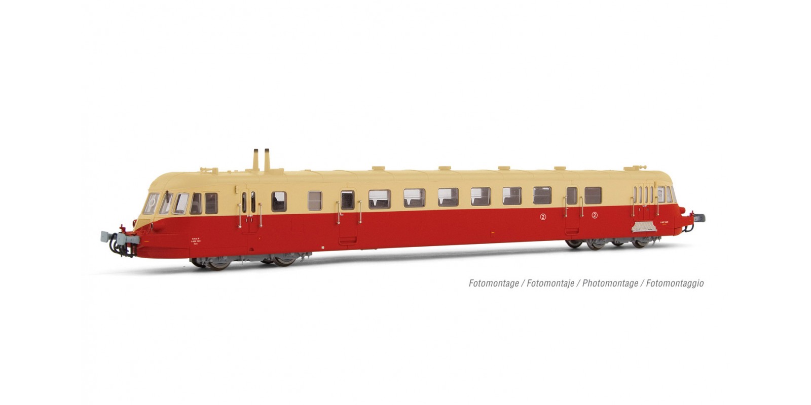 JO2408S SNCF, ABJ2, red/beige livery DCC Sound