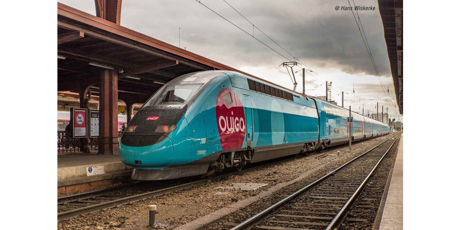 JO2413S SNCF, TGV Duplex OuiGo, 4-unit pack (loco, dummy and end coaches) DDC Sound