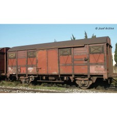 JO6217 SNCF, 2-axle covered wagon G4 with rear light, period IV