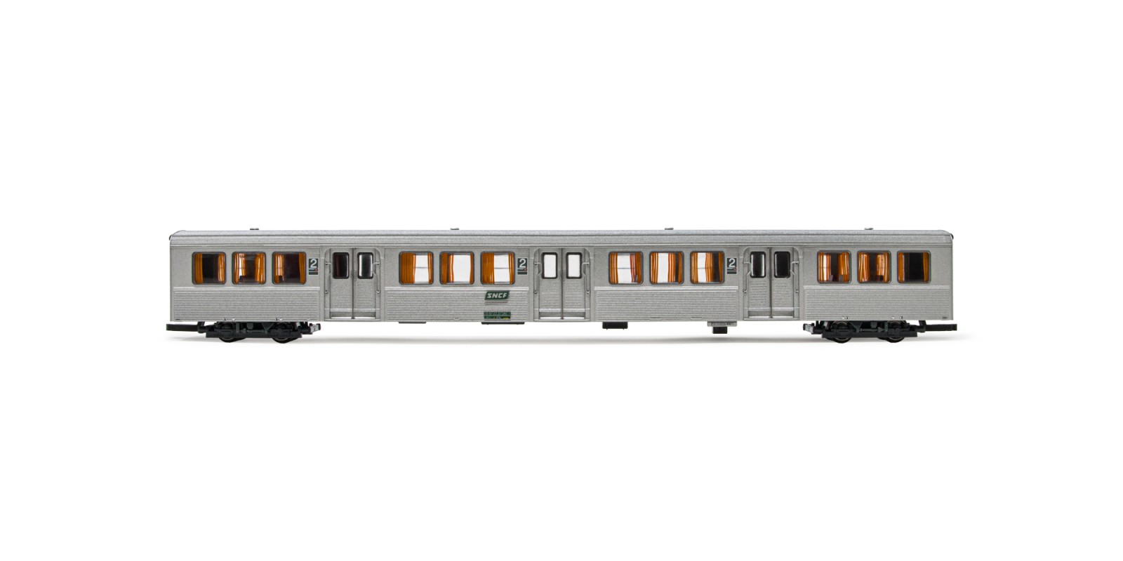 JO4151 SNCF, RIB 70, add. coach, original livery, period IV