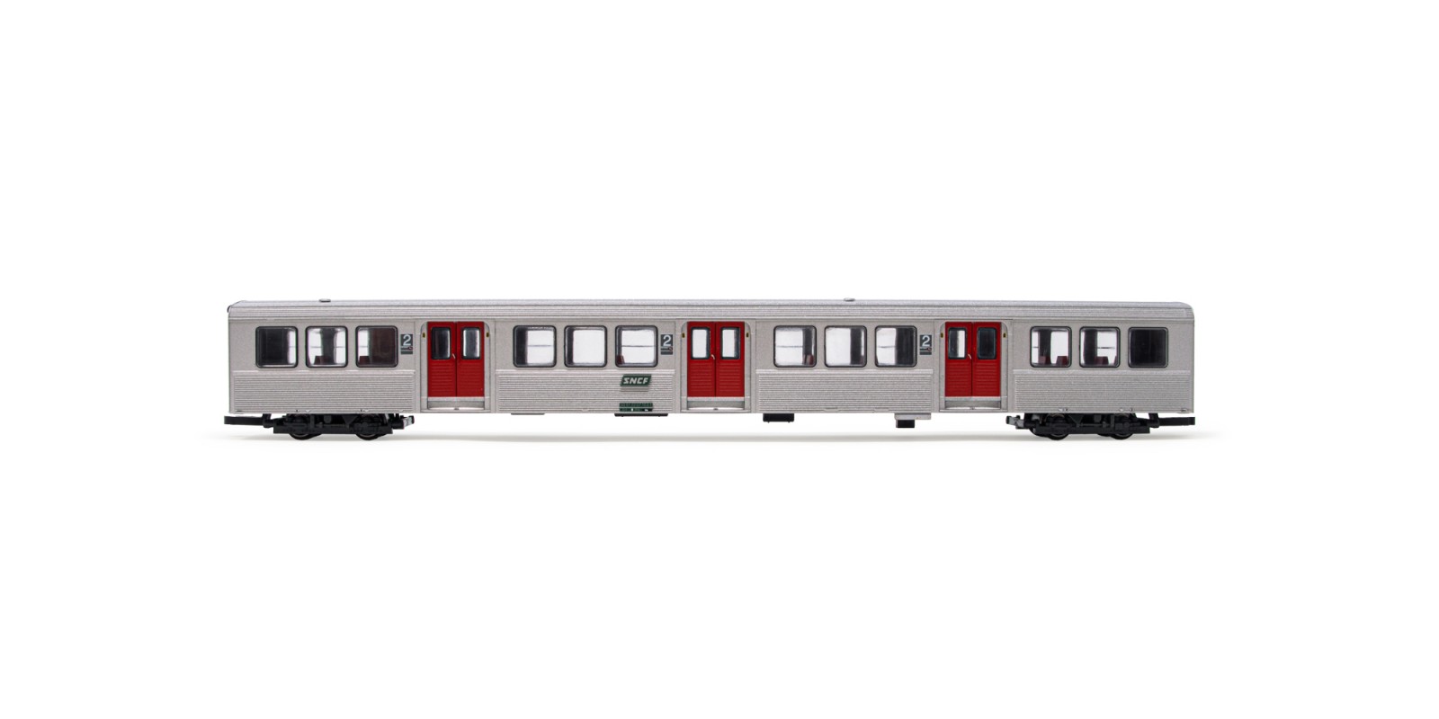 JO4153 SNCF, RIB 70, add. coach, original late livery (red access doors), period IV-V