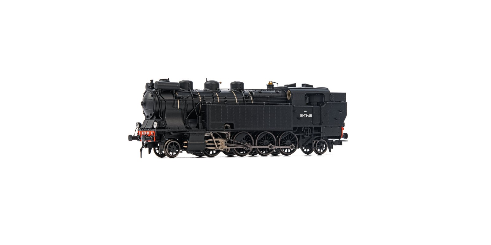 JO2378 SNCF, steam locomotive 141 TA 481 in black livery, period III