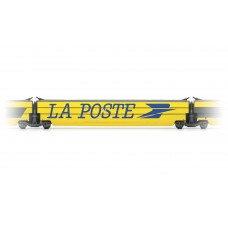 JO4119 TGV La Poste "large swallow bird" logo, coach with logo