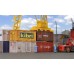 KI10924 H0 20 ft container, 8 pieces