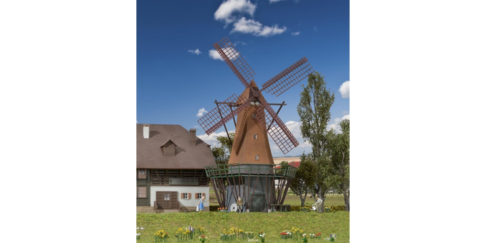 KI39150 H0 Windmill on Fehmarn