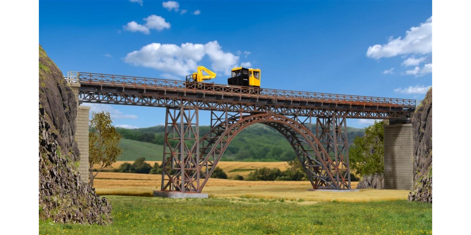 KI39704 H0 Steel girder viaduct Müngstertal, single track
