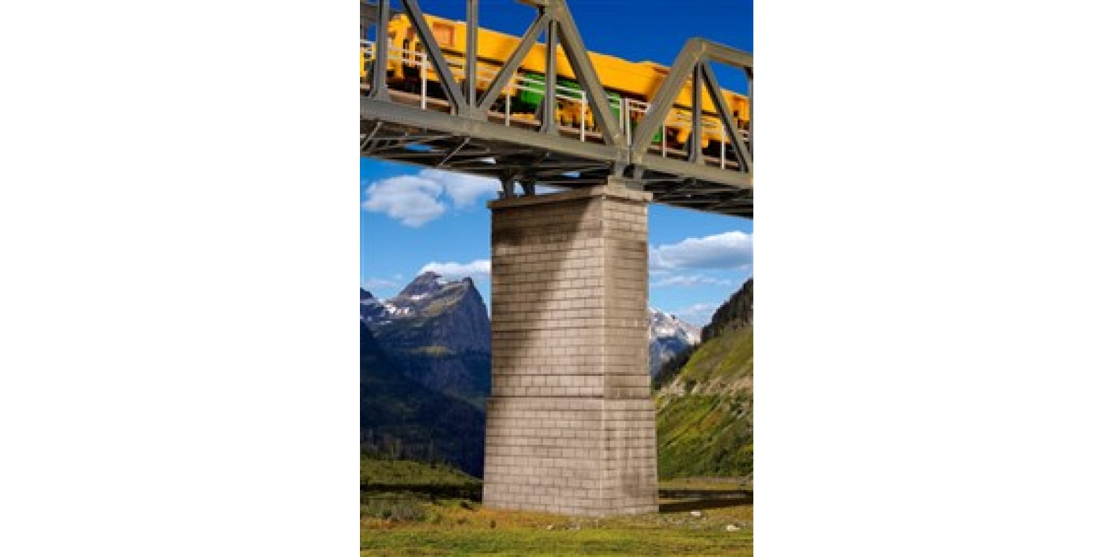 KI39752 H0 Universal brick-built bridge centre pillar, height variable