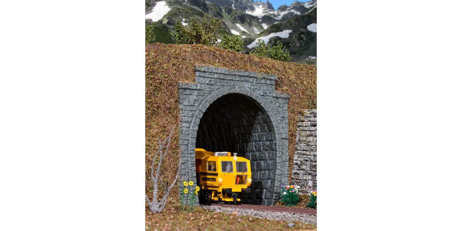 KI34103 H0 Tunnel portal, single track