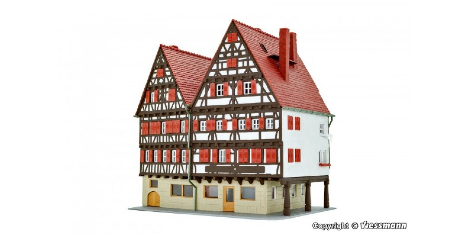 KI38909  H0 Half-timbered house in Bad Urach