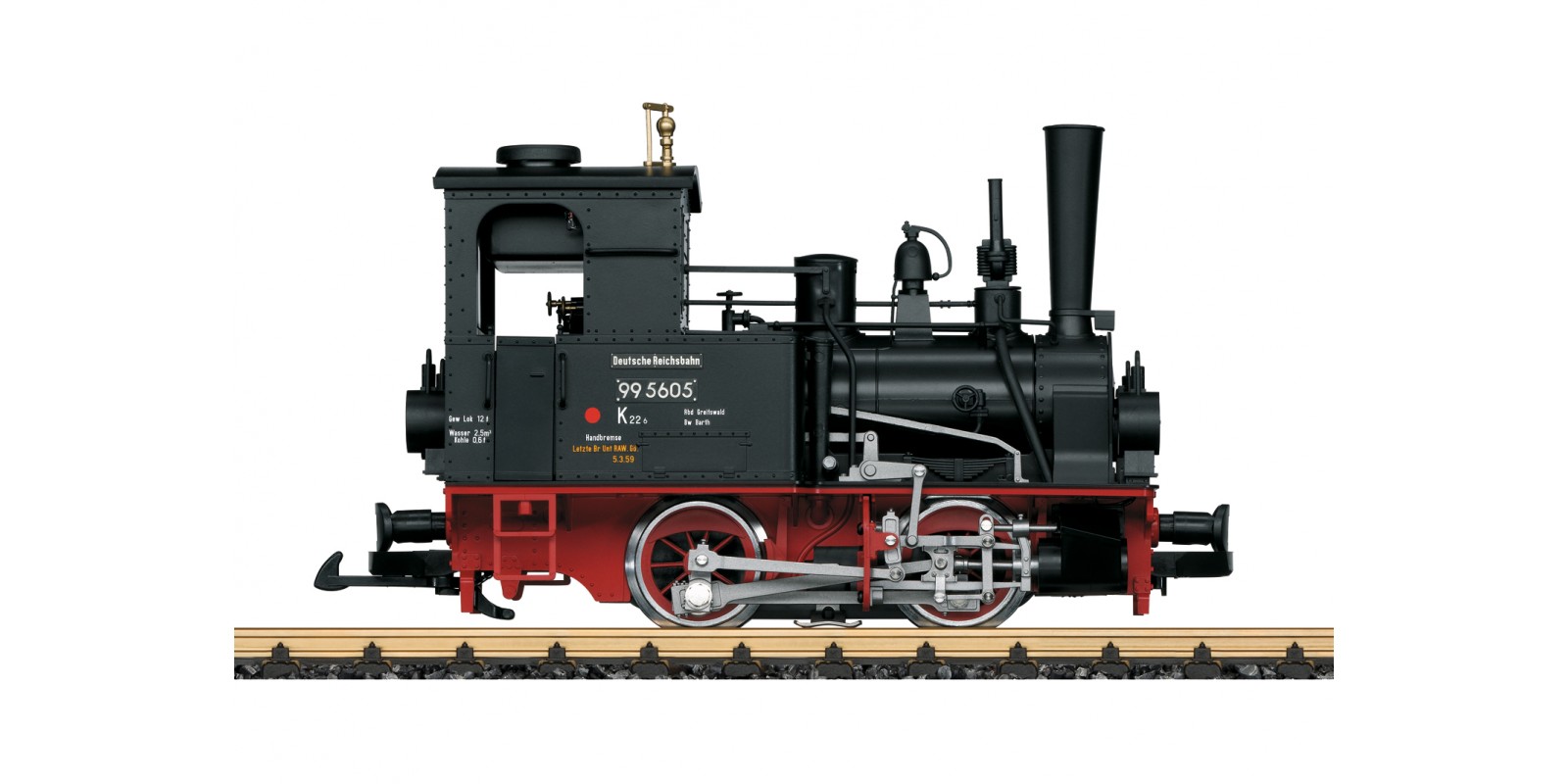 L20184 Steam Locomotive, Road Number 99 5605