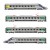 LI1673 FS, 4-unit base set EMU class ETR 610 in "Cisalpino"-livery, contains 2 powerheads (one of them driven) and 2 intermediate coaches,period VI
