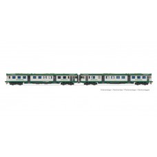 LI2655 Trenord, 2-unit pack of diesel railcars ALn 668 1000, motorized unit + dummy, period VI