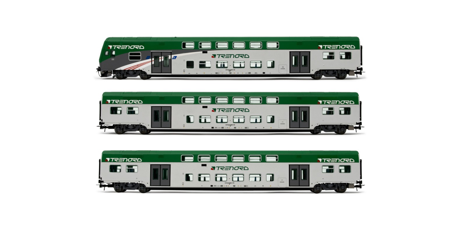 LI5052 Trenord, 3-unit pack Vivalto coaches (1 with driver's cab + 2 intermediate coaches)