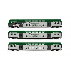 LI5052 Trenord, 3-unit pack Vivalto coaches (1 with driver's cab + 2 intermediate coaches)