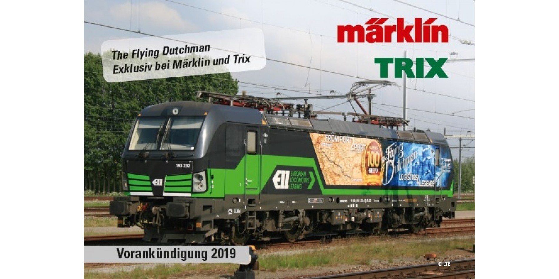 Märklin 36183 Electric Locomotive Br 193 " Flying Dutchman " Mfx Sound Metal # 